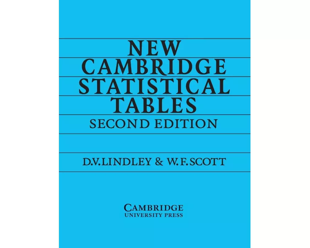 New Cambridge Statistical Tables