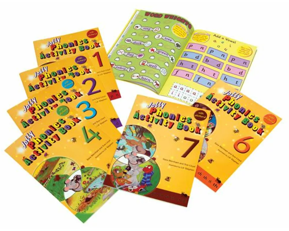 Jolly Phonics Activity Books 1-7