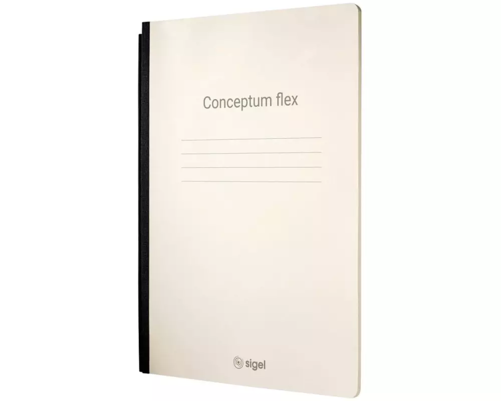 Sigel Notizheft Conceptum flex A5, Liniert, Hellbraun