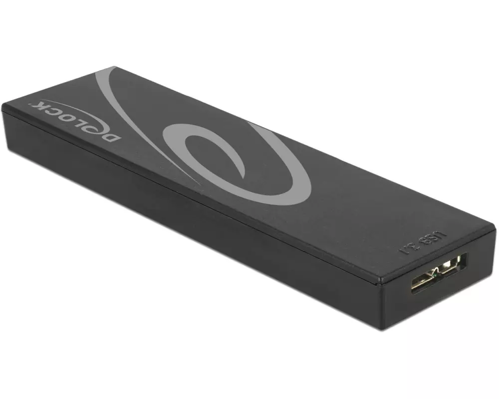 Delock Externes Gehäuse USB-Micro-B / SATA M.2