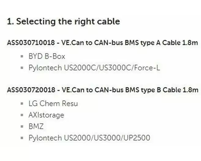 Victron VE.Can to CAN-bus BMS type A Cable 5m 5 m