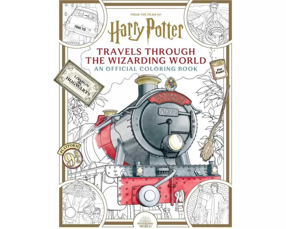 Harry Potter: Travels Through the Wizarding World: An Official Coloring Book