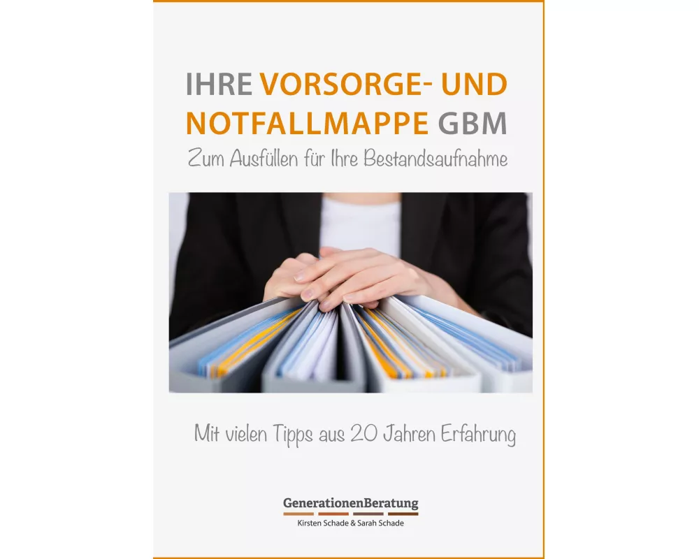 Vorsorge- und Notfallmappe GBM