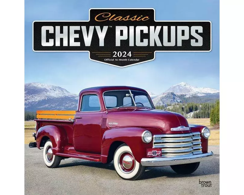 Classic Chevy Pickups 2024 Square Foil