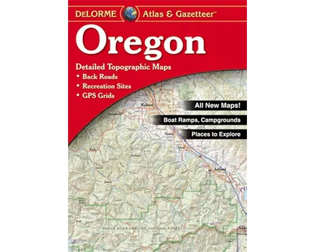 Delorme Atlas & Gazetteer Oregon 10e