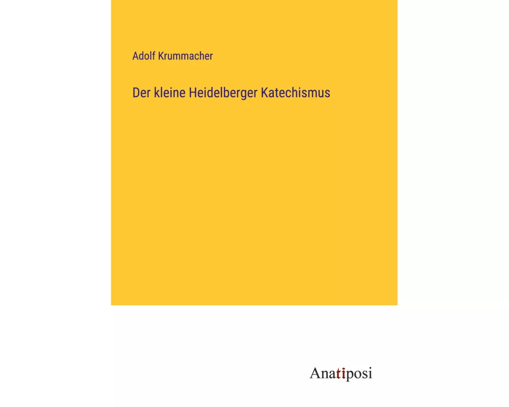 Der kleine Heidelberger Katechismus