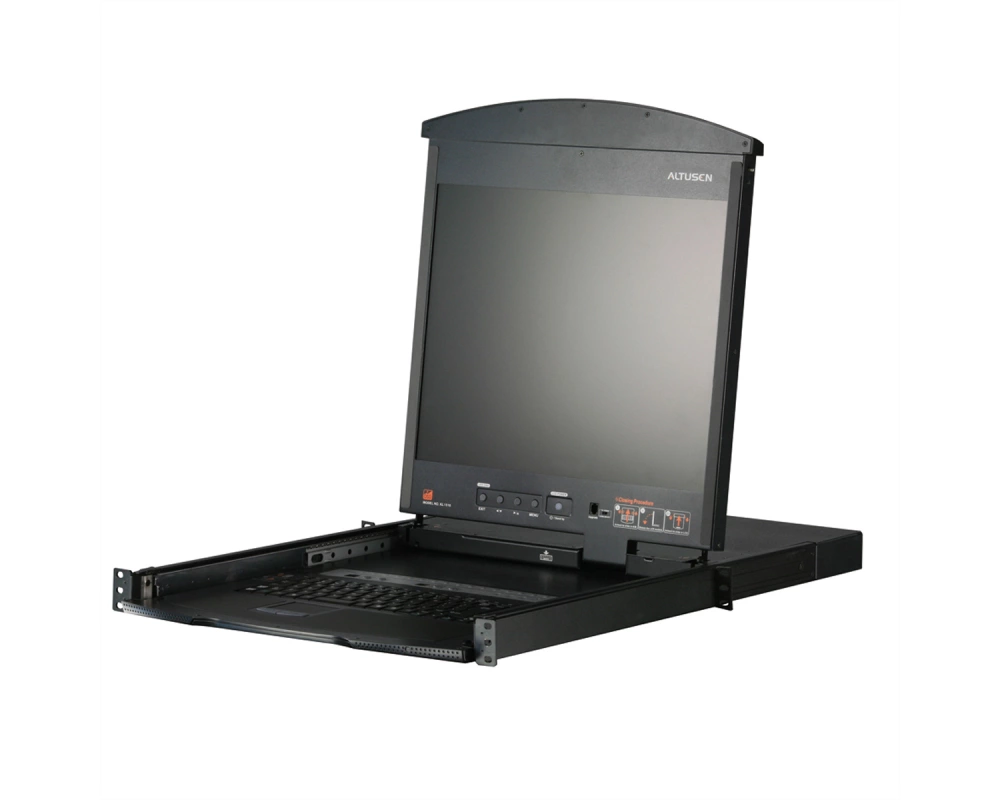 ATEN KL1508AiM KVM Over IP Switch, 8 Port, 43cm LCD, VGA, PS/2-USB, FR-Layout