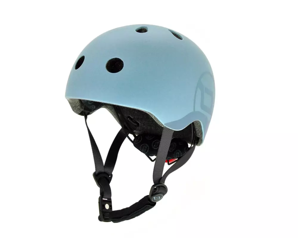Scoot and Ride Kinderhelm Blau, S-M