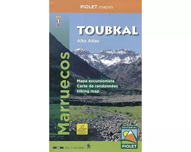 Toubkal : alto atlas : Marruecos, E1:40000