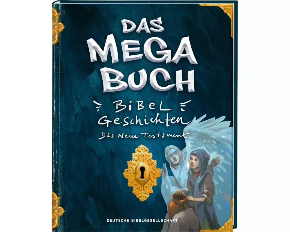 Das Mega-Buch. Bibelgeschichten. Das Neue Testament. Ein Mitmach-Buch mit Spielen und Rätseln zur Bibel inkl. Sticker. Geschichten von Jesus und seine