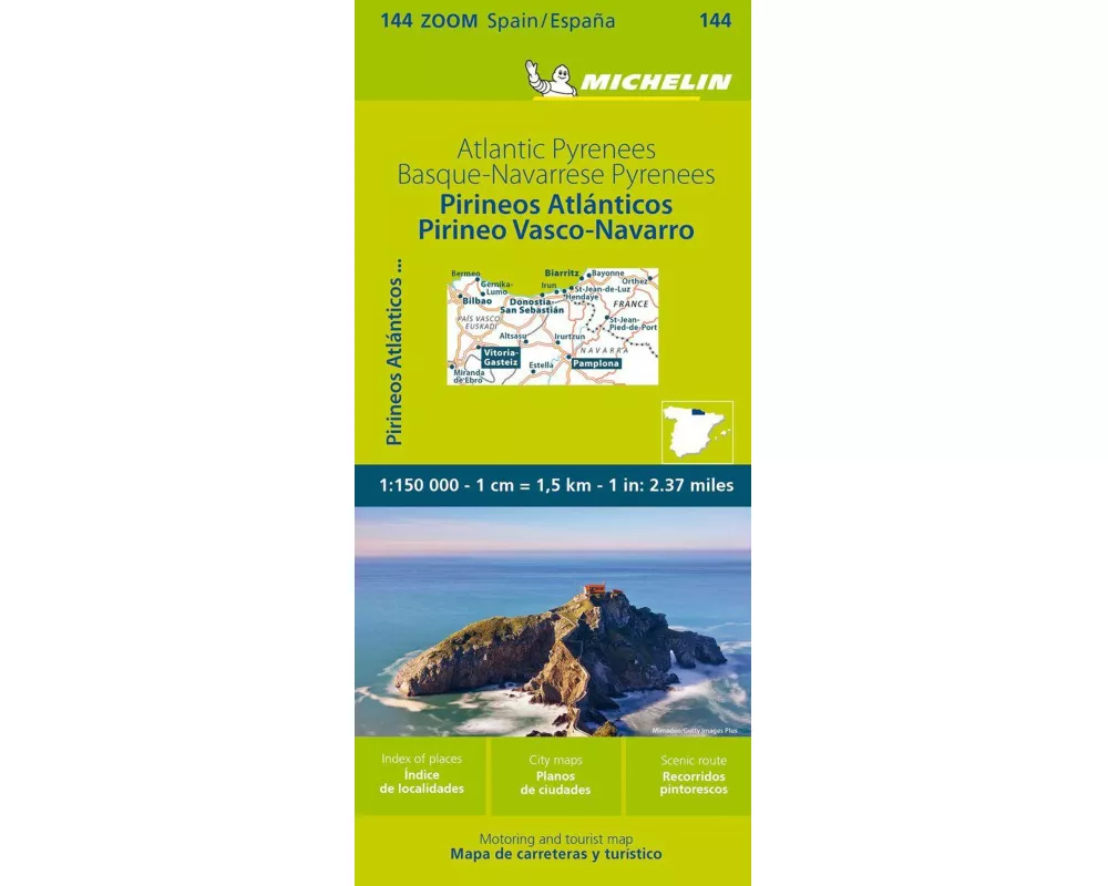 Michelin Atlantische Pyrenäen