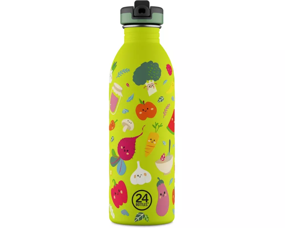 24Bottles Trinkflasche Veggie Friends, 500 ml, Limettengrün