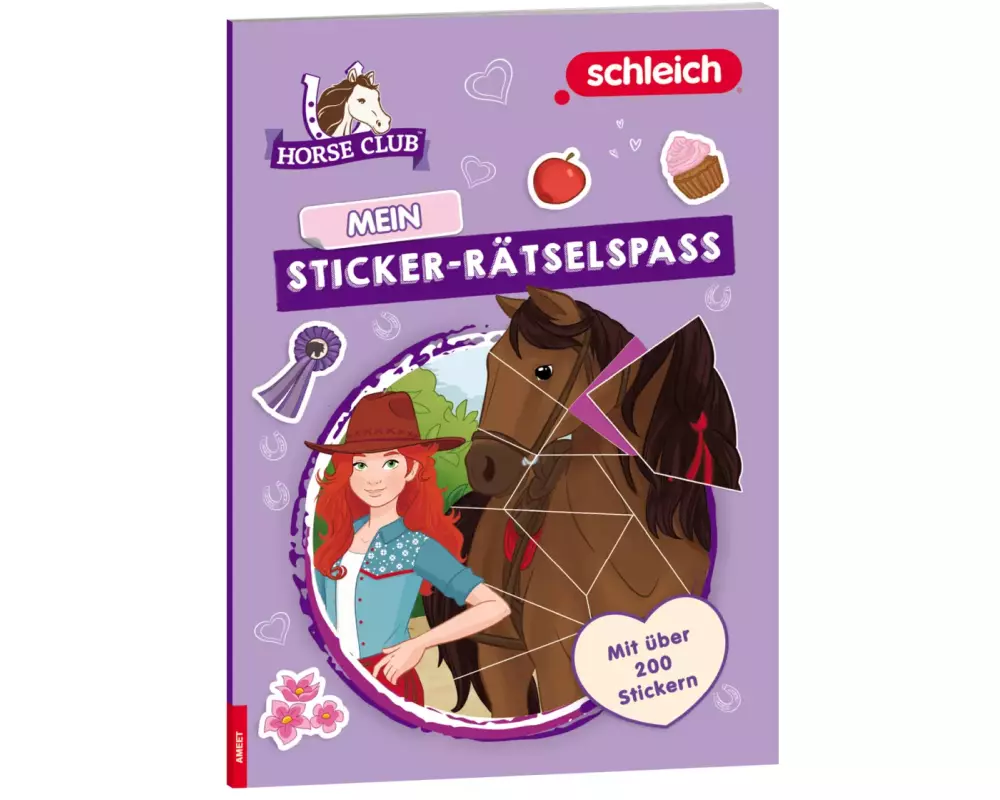 SCHLEICH Horse Club™ – Mein Sticker-Rätselspaß