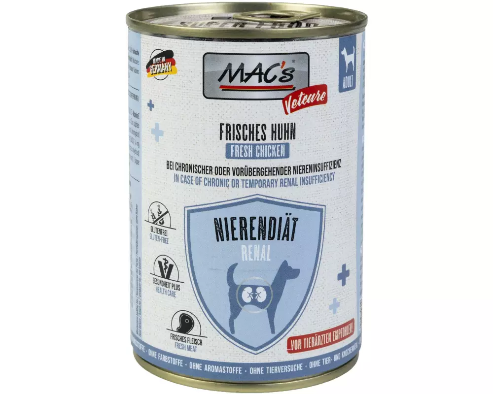 MAC's Vetcare Nassfutter Nierendiät Huhn 400 g