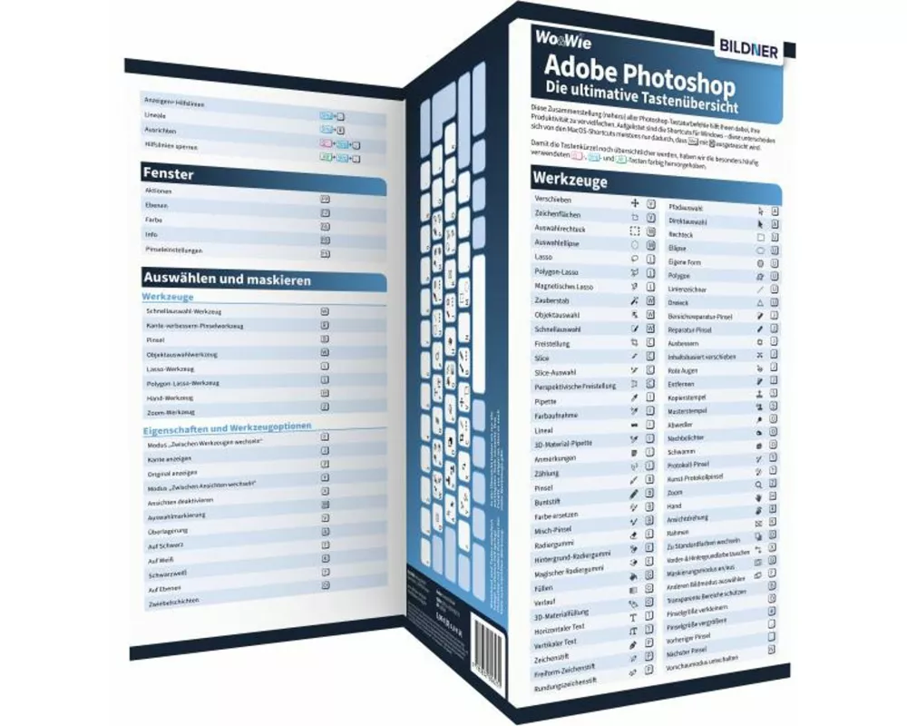 Photoshop - Die ultimative Tastenübersicht (für die Version CC = Creative Cloud)