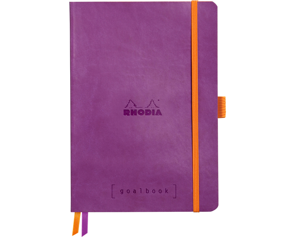 RHODIA Goalbook Notizbuch A5 117579C Softcover violett 240 S.