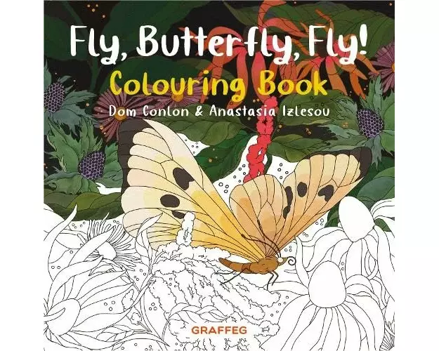 Fly, Butterfly, Fly! Colouring Book