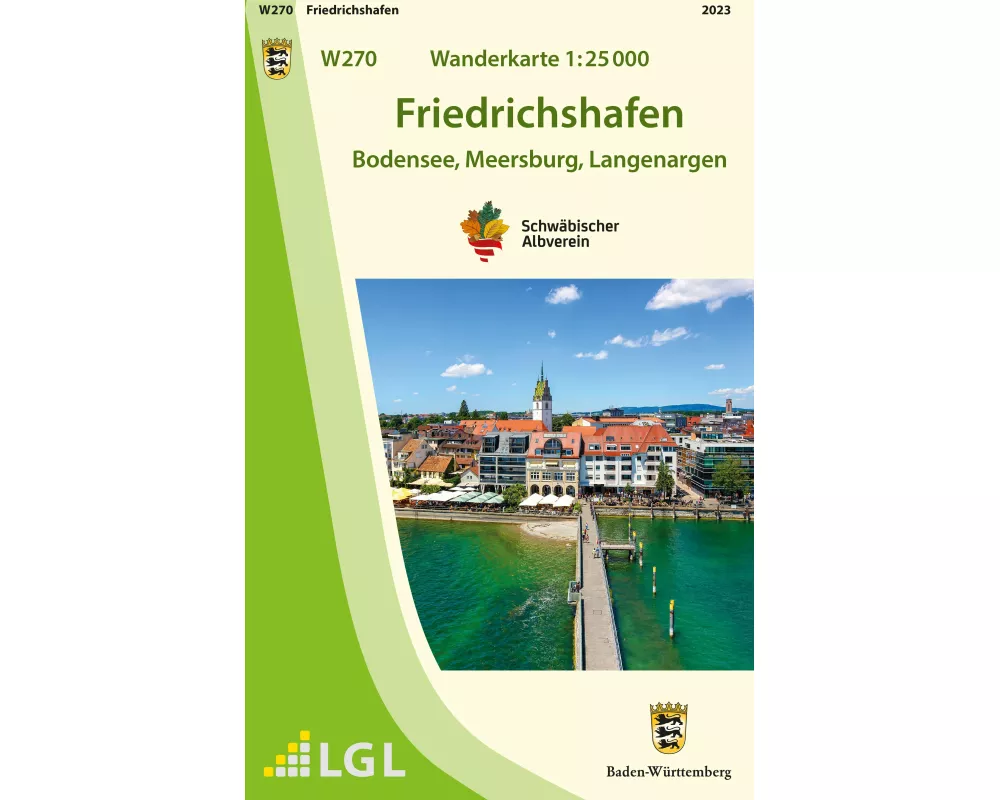 W270 Wanderkarte 1:25 000 Friedrichshafen