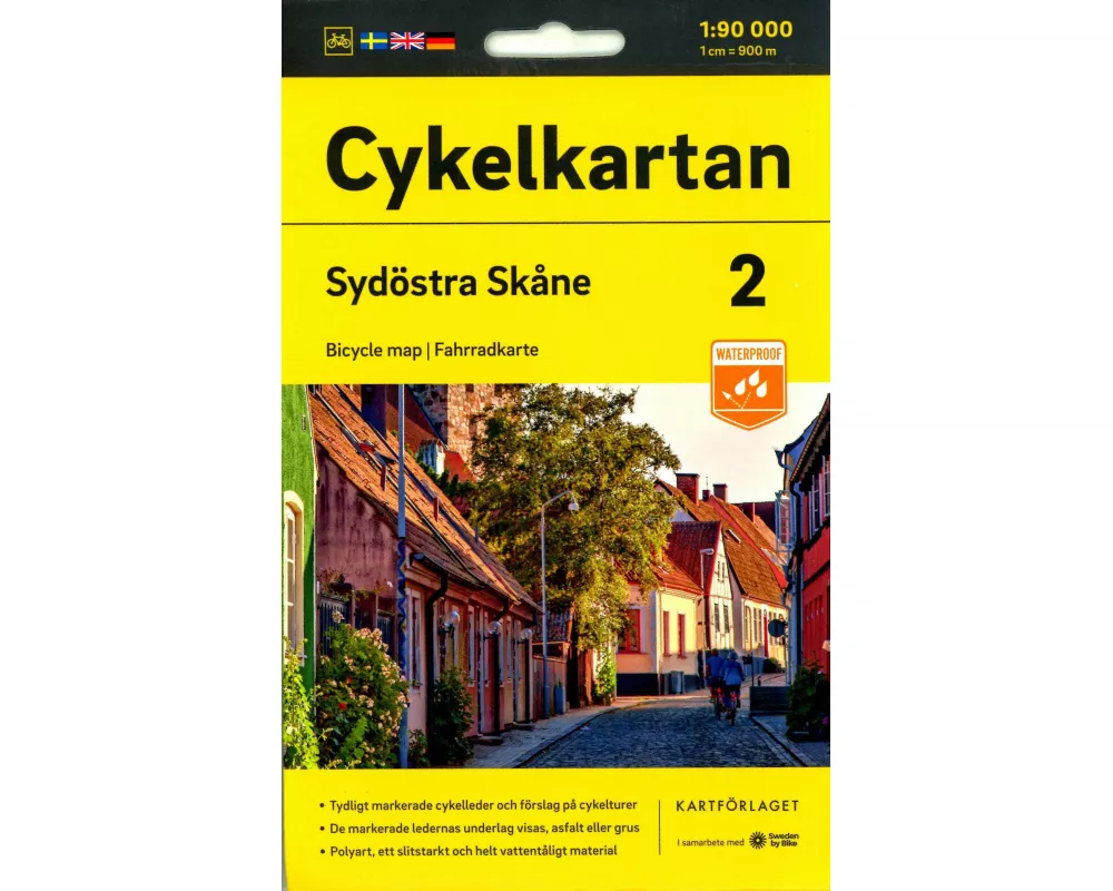 Cykelkartan Blad 2 Sydöstra Skåne 1:90000