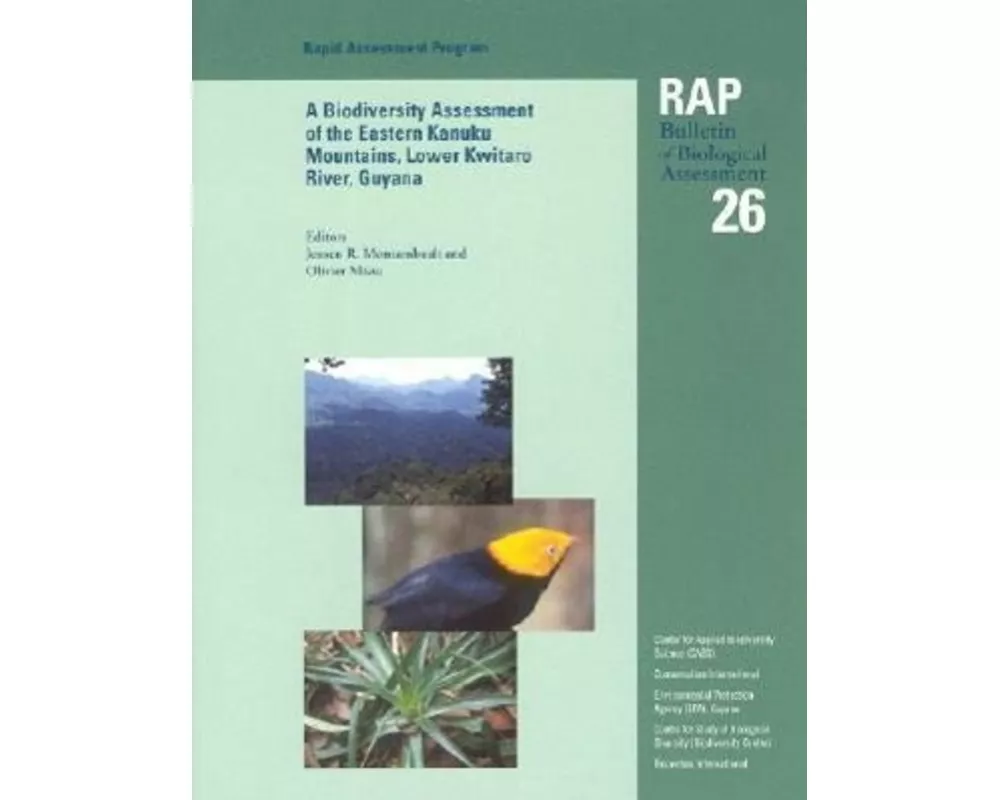 A Biodiversity Assessment of the Eastern Kanuku Mountains, Lower Kwitaro River, Guyana