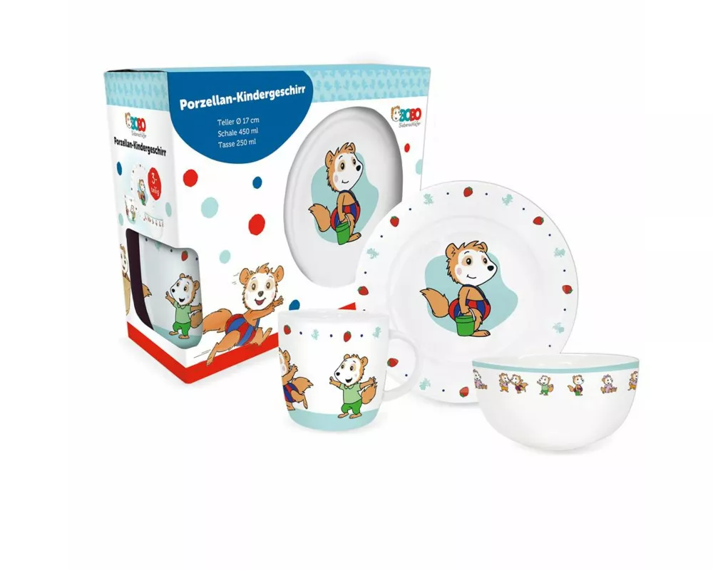 Trötsch Bobo Siebenschläfer Geschirrset aus Porzellan