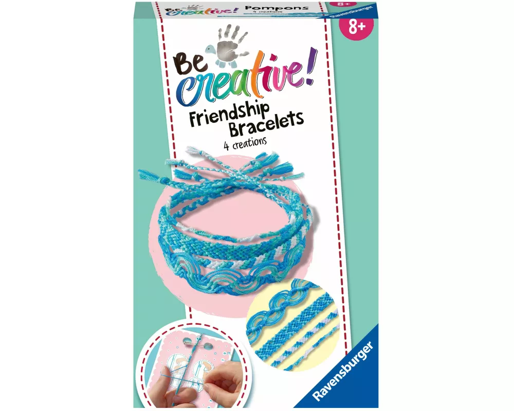 BeCreative Freundschaftsbändchen, DIY für Kinder ab 8 Jahren