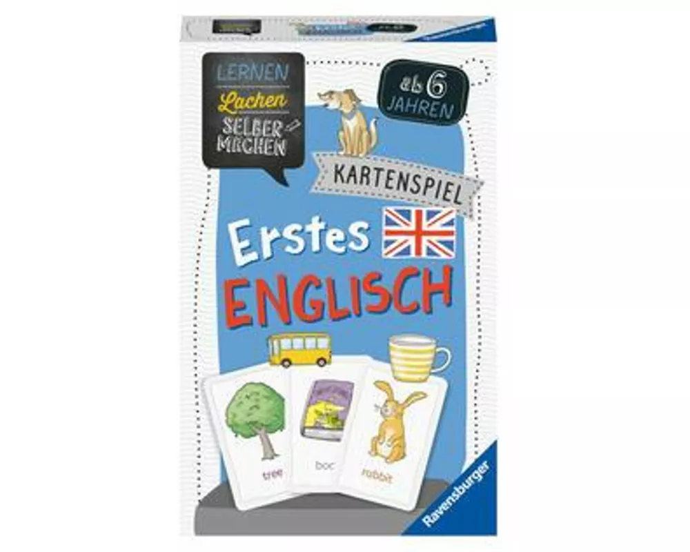 Lernen Lachen Selbermachen: Erstes Englisch - Kartenspiel ab 6 Jahre