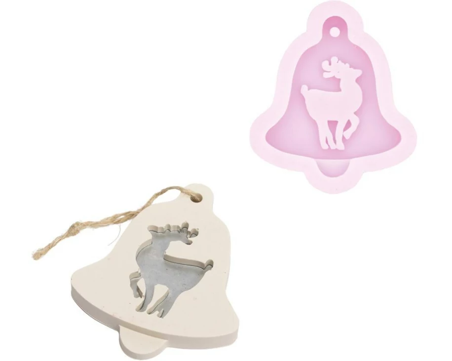 Jesmonite Aufhänger Silikonform Rentier