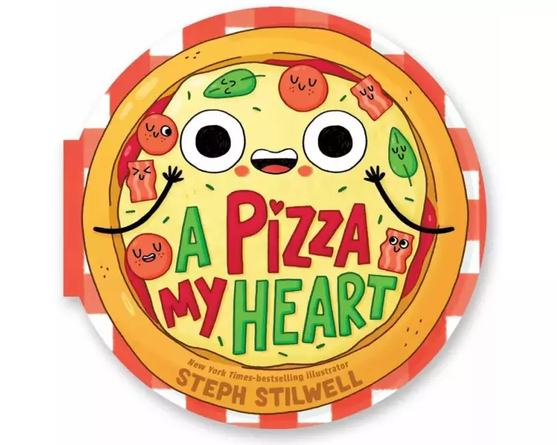 A Pizza My Heart (A Shaped Novelty Board Book for Toddlers)
