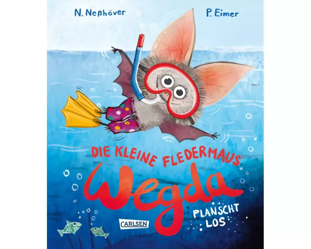 Die kleine Fledermaus Wegda: Wegda planscht los