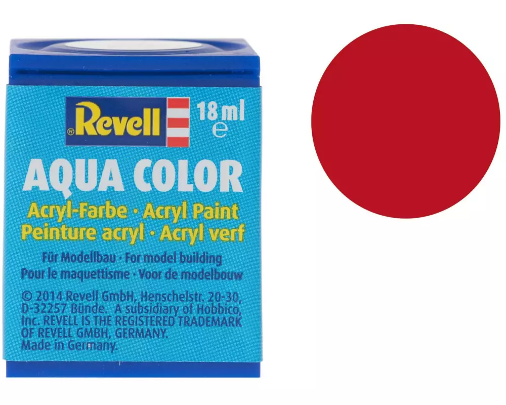 Revell Acrylfarbe 36 330 feuerrot seidenmatt