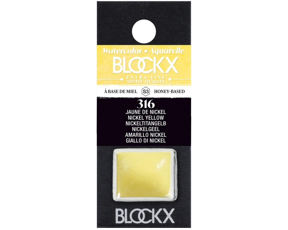BLOCKX Aquarellfarbe 1.5ml 41316BXC nickeltitangelb