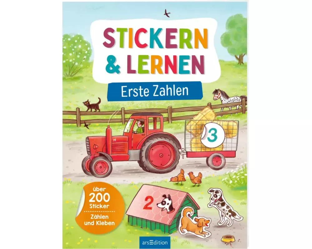 Stickern & Lernen – Erste Zahlen