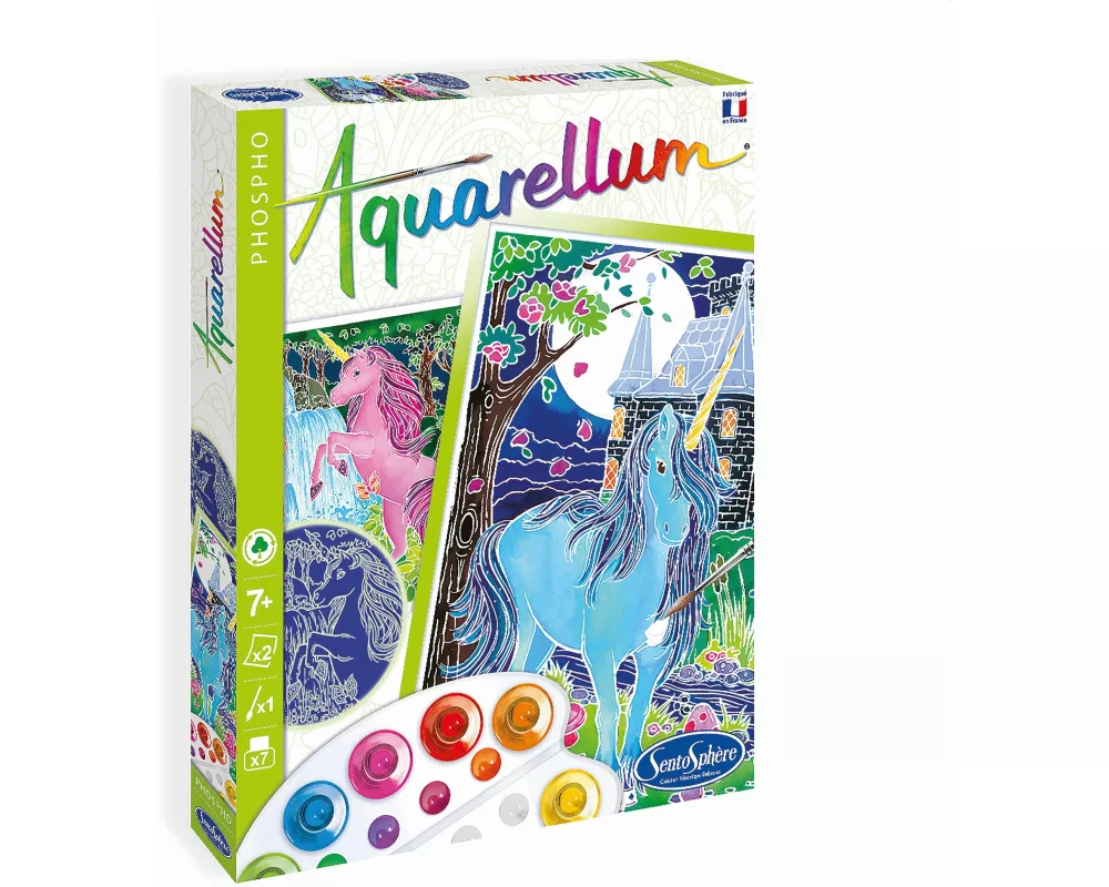 Sentosphere - Aquarellum Nachtleuchtend Einhorn