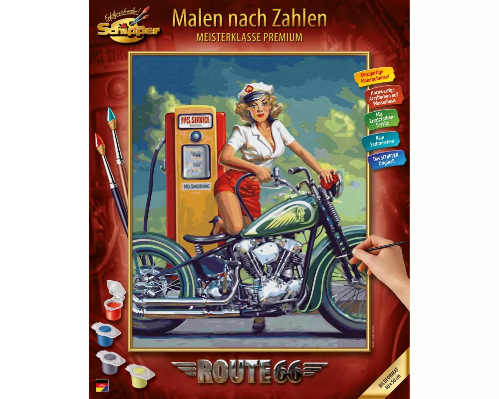 Malen nach Zahlen - Route 66