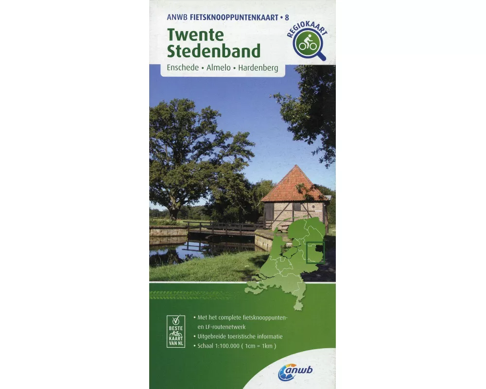 Twente Stedenband (Enschede / Almelo / Hardenberg) 1:100 000