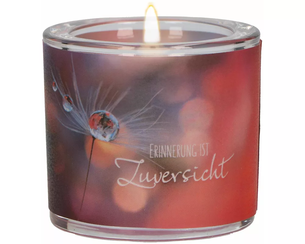 Erinnerung ist Zuversicht-Glaswindlicht