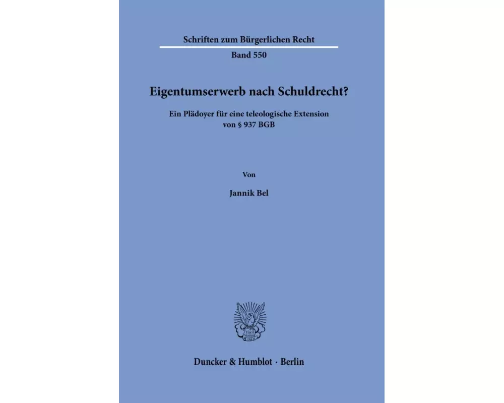 Eigentumserwerb nach Schuldrecht?