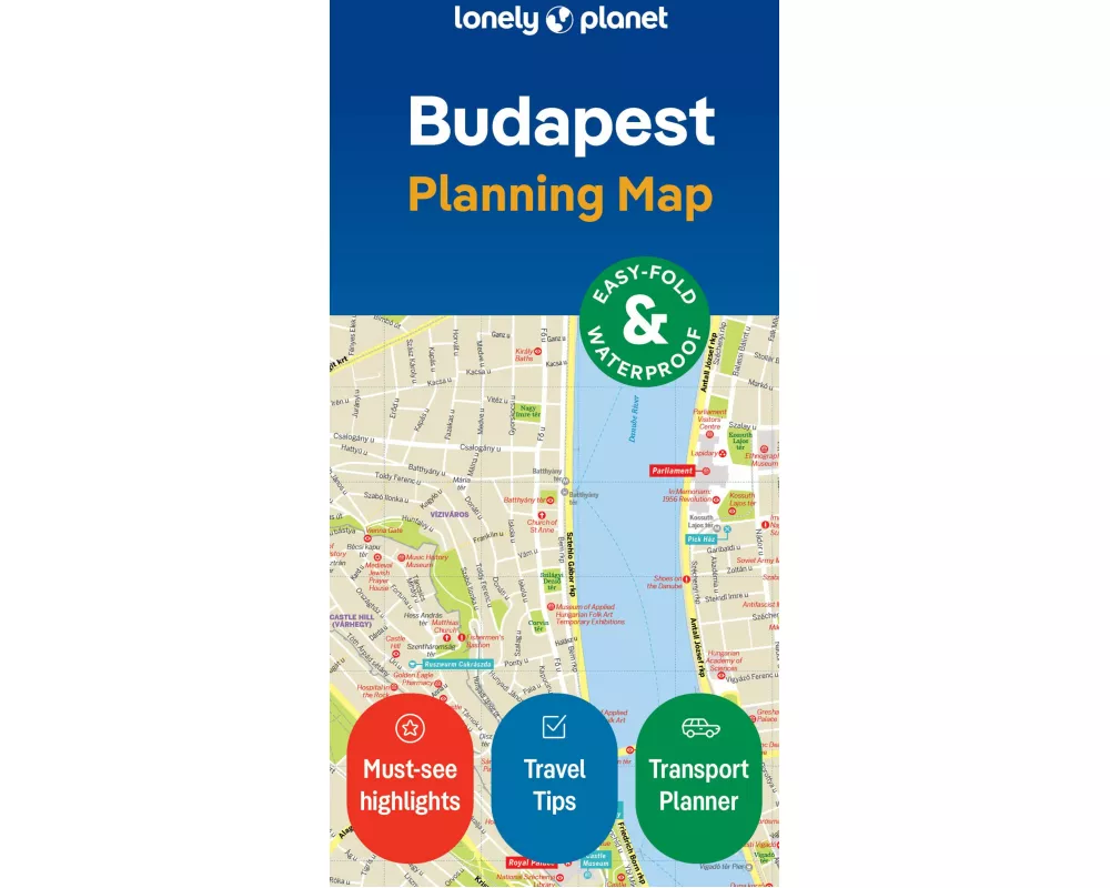 Lonely Planet Budapest City Map