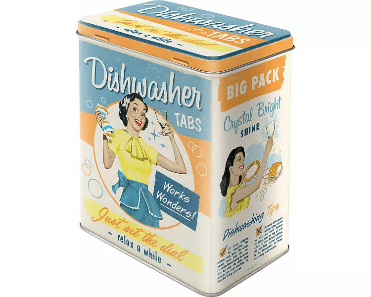 Vorratsdose L. Say it 50's / Dishwasher Tabs