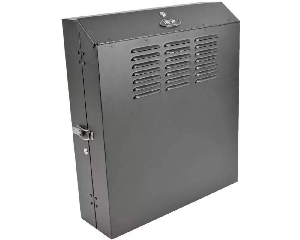 EATON TRIPPLITE SmartRack 4U, Low-Profile, Vertical-Mount, Switch-Depth, Wall-Mount, Rack Enclosure Cabinet