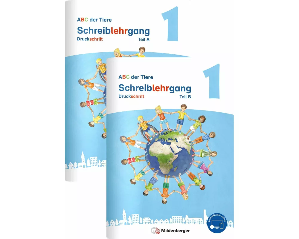 ABC der Tiere 1 Neubearbeitung - Schreiblehrgang Druckschrift, Teil A und B
