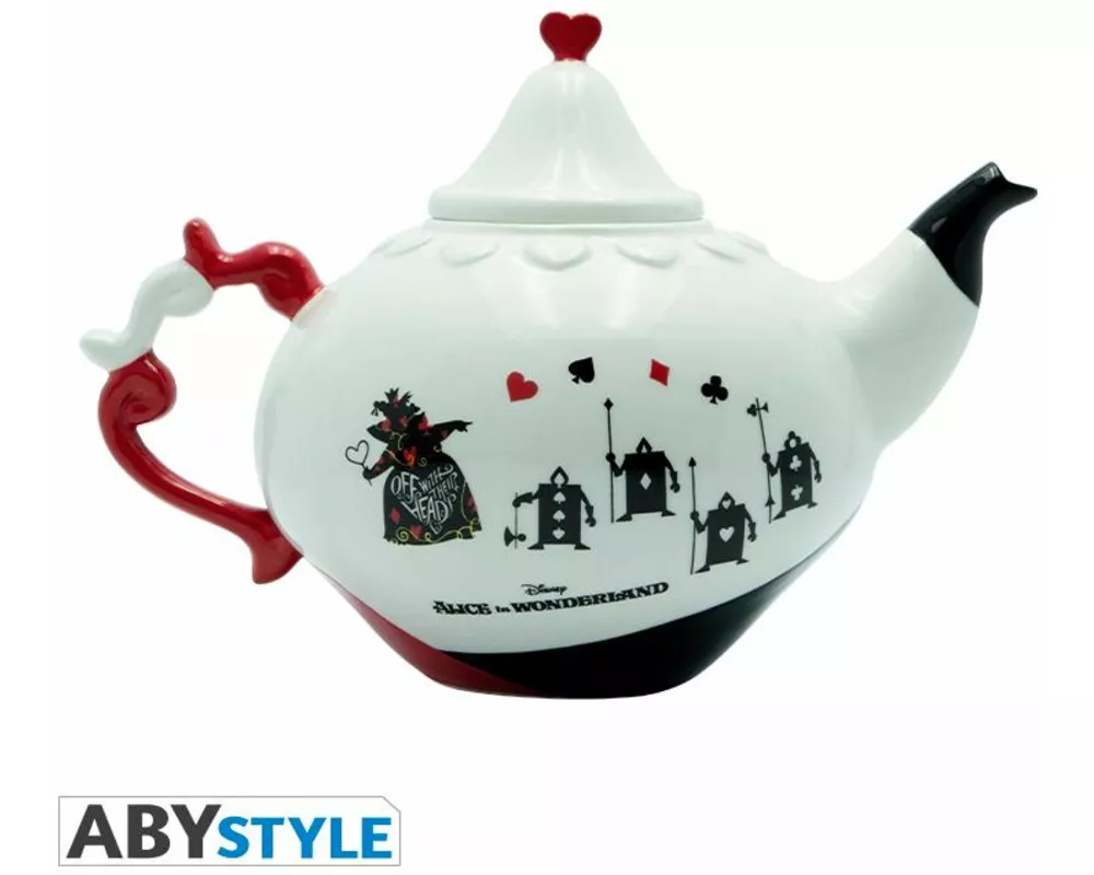DISNEY Teapot Alice in Wonderland Queen of Hearts