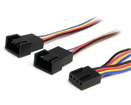 12IN 4 PIN FAN POWER Y CABLE
