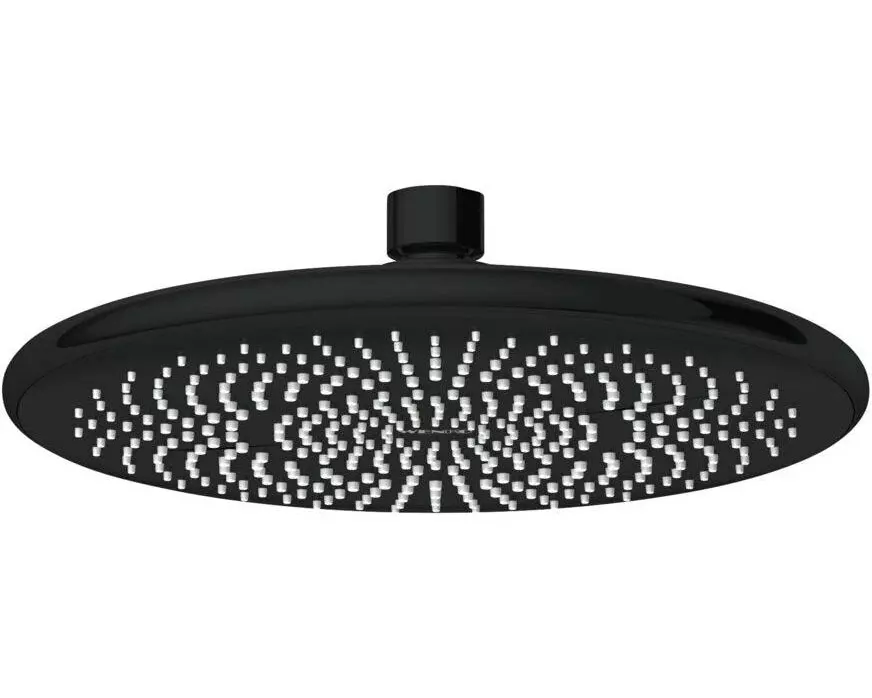 Wenko Regenduschkopf 22.5 cm Schwarz Matt