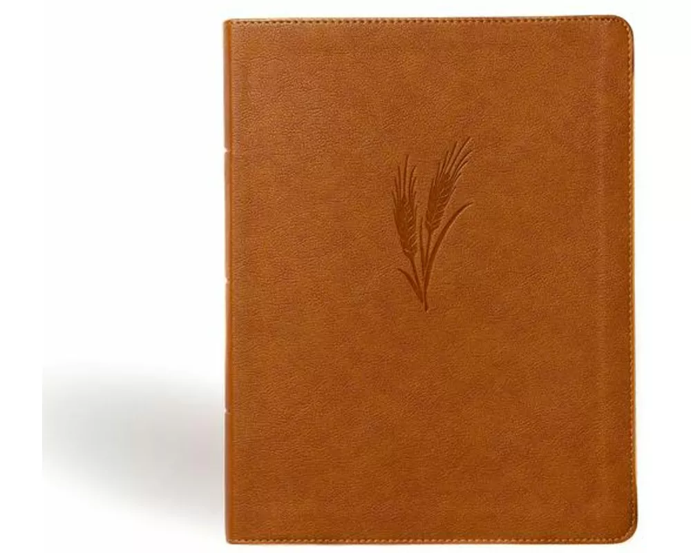 CSB Notetaking Bible, Large Print Edition, Camel Leathertouch