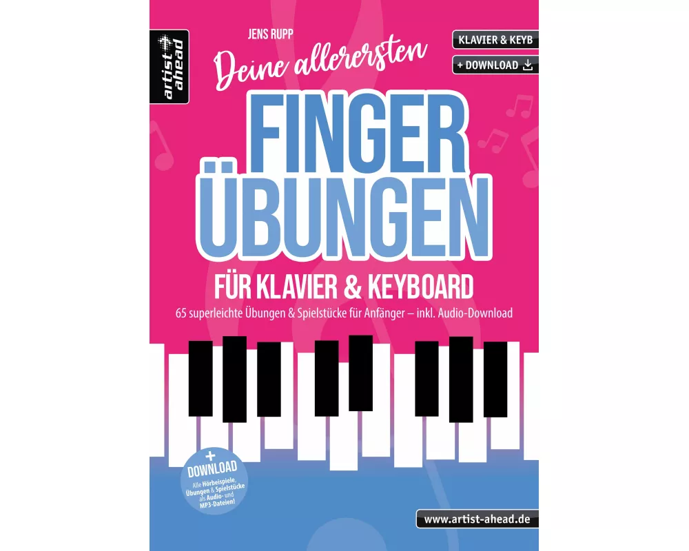 Deine allerersten Fingerübungen für Klavier & Keyboard