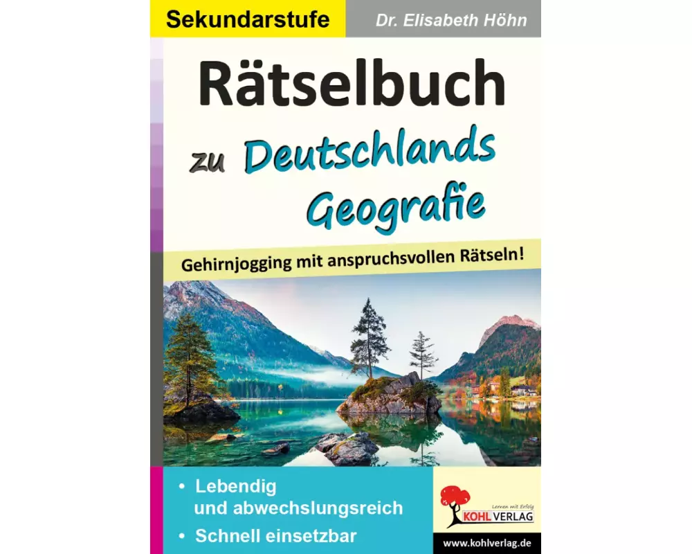 Rätselbuch zu Deutschlands Geografie