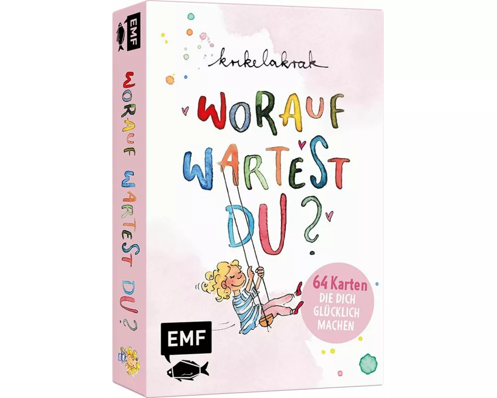 Kartenbox: Worauf wartest du? – 64 Karten, die dich glücklich machen