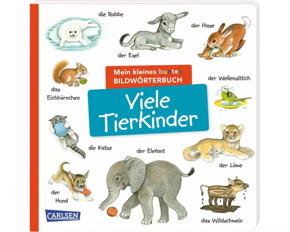 Mein kleines buntes Bildwörterbuch: Viele Tierkinder